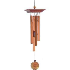 image:imageWoodstock Chimes Signature Collection Woodstock Amber Chime 20 Decor Designs Wind Chimes for Outdoor Patio Home or Garden Dcor WABR