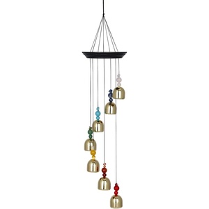 image:imageWoodstock Chimes Signature Collection Woodstock Bellissimo Bells 28 Eclipse Wind Bells for Outdoor Patio Home or Garden Dcor CYBRSChakra