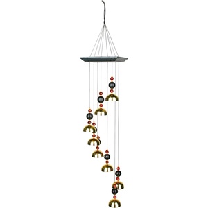 image:imageWoodstock Chimes Signature Collection Woodstock Bellissimo Bells 28 Eclipse Wind Bells for Outdoor Patio Home or Garden Dcor CYBRSMorroco