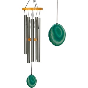 image:imageWoodstock Chimes Signature Collection Woodstock Celtic Chime Agate 24 Wind Chime World Music Wind Chimes for Outdoor Patio Home or Garden Dcor for St Patricks Day Decorations WCCS