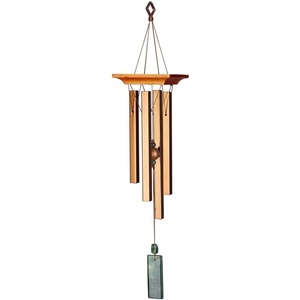 image:imageWoodstock Chimes Signature Collection Woodstock Green Jasper Chime 19 Decor Designs Wind Chimes for Outdoor Patio Home or Garden Dcor WGBR