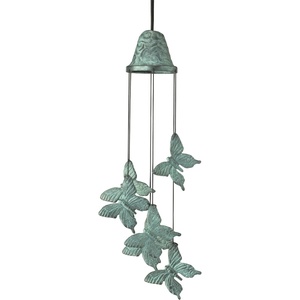 image:imageWoodstock Chimes Signature Collection Woodstock Habitats Butterfly Chime 21 Habitats and Nature Wind Chimes for Outdoor Patio Home or Garden Dcor CBCButterfly