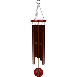 image:imageWoodstock Chimes Signature Collection Woodstock Habitats Chime 26 Bronze Butterfly Habitats and Nature Wind Chimes for Outdoor Patio Home or Garden Dcor HCBRB26