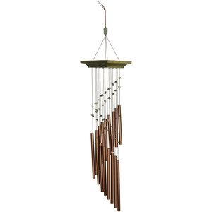 image:imageWoodstock Chimes Signature Collection Woodstock Mystic Spiral 22 Amber Decor Designs Wind Chimes for Outdoor Patio Home or Garden Dcor MSAJade