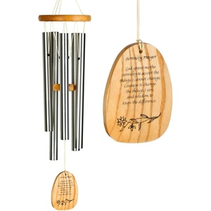 image:imageWoodstock Chimes Signature Collection Woodstock Reflections 22 Serenity Prayer Inspirational and Memorial Wind Chimes for Outdoor Patio Home or Garden Dcor WRSP