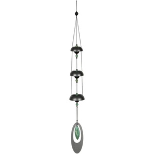 image:imageWoodstock Chimes Signature Collection Woodstock Temple Bells Quintet 32 Copper Wind Bells for Outdoor Patio Home or Garden Dcor TB5CJade