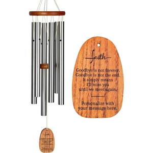 image:imageWoodstock Wind Chimes Personalized Amazing Grace 24 Mom Heart Bronze Chime Customized Gift for Mom Mothers Day Baby Shower Outdoor Patio Home Garden DecorSilver Faith