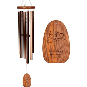 image:imageWoodstock Wind Chimes Personalized Amazing Grace 24 Mom Heart Bronze Chime Customized Gift for Mom Mothers Day Baby Shower Outdoor Patio Home Garden DecorBronze Double Heart