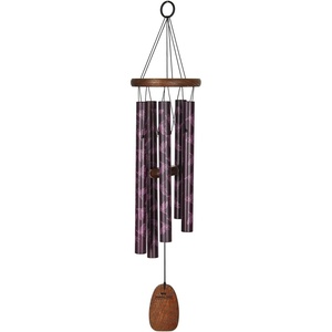 image:imageWoodstock Wind Chimes for Outside 24 Blue Dahlia Windchime Outdoor Garden or Patio Decor and Memorial Gift GCBDGrapes