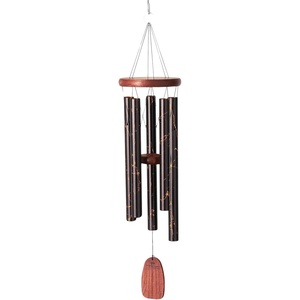 image:imageWoodstock Wind Chimes for Outside Outdoor Decor Garden and Patio Decor Chime Medium 24 Gold Vein Wind Chime DEGVLength 24