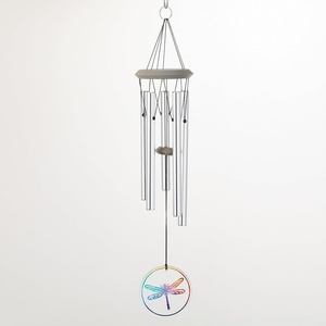 image:imageWoodstock Wind Chimes for Outside Outdoor Decor Garden and Patio Decor Habitats Chime 22 Glass Dragonfly Wind Chime HCGLDDragonfly