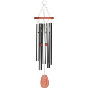 image:imageWoodstock Wind Chimes for Outside Outdoor Decor Patio and Garden Decor for Outside Front Porch Decor 24 Beachcomber Wind Chime Gracious Green Decorative Wind Chime BCGGBright Blush