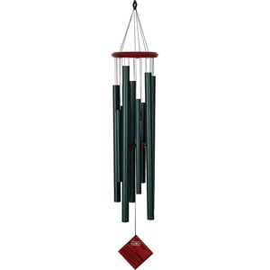 image:imageWoodstock Wind Chimes of the Eclipse Chimes for Outside 40 Bronze Large Deep Tone Chime Dcor for Outdoor Garden Patio Porch Encore CollectionEvergreen
