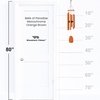 image:imageWoodstock Chimes Bells of Paradise Medium 32 Pigeon Blue Outdoor Memorial Gift Wind Chimes for Backyard Porch Garden Patio Decor Deep Tone Windchime BPMDNMOrange