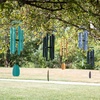 image:imageWoodstock Chimes Bells of Paradise Medium 32 Pigeon Blue Outdoor Memorial Gift Wind Chimes for Backyard Porch Garden Patio Decor Deep Tone Windchime BPMDNMBlue