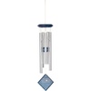 image:imageWoodstock Chimes Encore Collection Chimes of Mercury 14 Verdigris Wind Chimes for Outdoor Patio Home or Garden Dcor DCV14Chimes of Mercury  Blue Wash