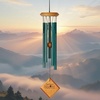 image:imageWoodstock Chimes Encore Collection Chimes of Mercury 14 Verdigris Wind Chimes for Outdoor Patio Home or Garden Dcor DCV14Verdigris