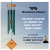 image:imageWoodstock Chimes Encore Collection Chimes of Mercury 14 Verdigris Wind Chimes for Outdoor Patio Home or Garden Dcor DCV14Verdigris