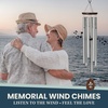 image:imageWoodstock Chimes Fleur de lis Wind Chime for Outside Medium Silver 31 Windchime Tuned to La Marseillaise Frances National Anthem ADFL1