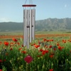 image:imageWoodstock Chimes Pluto Wind Chime for Outside 37 Silver Medium Tone Sound for Outdoor Garden Patio Porch Decor Gifts Encore Collection DCS37