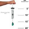image:imageWoodstock Chimes Signature Collection Woodstock Agate Chime Small 18 Green Decor Designs Wind Chimes for Outdoor Patio Home or Garden Dcor WAGGWAGG