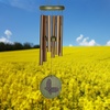 image:imageWoodstock Chimes Signature Collection Woodstock Habitats Chime 17 Green Butterfly Habitats and Nature Wind Chimes for Outdoor Patio Home or Garden Dcor HCGB