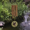image:imageWoodstock Chimes Signature Collection Woodstock Habitats Chime 17 Green Hummingbird Habitats and Nature Wind Chimes for Outdoor Patio Home or Garden Dcor HCGH