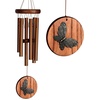 image:imageWoodstock Chimes Signature Collection Woodstock Habitats Chime Teak 17 Butterfly Habitats and Nature Wind Chimes for Outdoor Patio Home or Garden Dcor HCTB