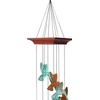 image:imageWoodstock Chimes Signature Collection Woodstock Habitats Hummingbird Spiral 18 Verdigris Habitats and Nature Wind Chimes for Outdoor Patio Home or Garden Dcor HHSHHT