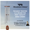 image:imageWoodstock Chimes Signature Collection Woodstock Tree of Life Chime 37 Silver Wind Chimes for Outdoor Patio Home or Garden Decor TOLB