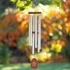 image:imageWoodstock Chimes Signature Collection Woodstock Tree of Life Chime 37 Silver Wind Chimes for Outdoor Patio Home or Garden Decor TOLB