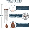 image:imageWoodstock Chimes Signature Collection Woodstock Tree of Life Chime 37 Silver Wind Chimes for Outdoor Patio Home or Garden Decor TOLB