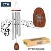 image:imageWoodstock Chimes Signature Collection Woodstock Tree of Life Chime 37 Silver Wind Chimes for Outdoor Patio Home or Garden Decor TOLB