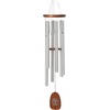 image:imageWoodstock Chimes Signature Collection Woodstock Tree of Life Chime 37 Silver Wind Chimes for Outdoor Patio Home or Garden Decor TOLB