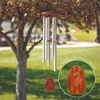 image:imageWoodstock Wind Chimes for Outside 40 Barbershop Harmony Windchime Silver Large Chime Outdoor Garden and Patio Porch Decor and Gifts BHS