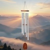 image:imageWoodstock Wind Chimes for Outside 40 Barbershop Harmony Windchime Silver Large Chime Outdoor Garden and Patio Porch Decor and Gifts BHS