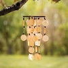 image:imageWoodstock Wind Chimes for Outside Outdoor Dcor Garden and Patio Decor Patina Green Capiz Wind Chime 21 C208C207