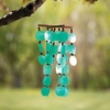 image:imageWoodstock Wind Chimes for Outside Outdoor Dcor Garden and Patio Decor Patina Green Capiz Wind Chime 21 C208C208