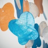 image:imageWoodstock Wind Chimes for Outside Outdoor Decor Garden and Patio Decor Front Porch Decor Butterfly Capiz Wind Chime 22 Patina GreenMarigold Wind Chime CCBGSky Blue