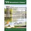 image:imageWoodstock Wind Chimes for Outside Outdoor Decor Garden and Patio Decor Front Porch Decor Butterfly Capiz Wind Chime 22 Patina GreenMarigold Wind Chime CCBGPatina Green