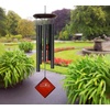 image:imageWoodstock Wind Chimes of Mars Chime for Outside 17 Bronze Small Light Sound Wind Chime Dcor for Outdoor Garden Patio Porch Encore CollectionBlack