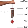 image:imageWoodstock Wind Chimes of Mars Chime for Outside 17 Bronze Small Light Sound Wind Chime Dcor for Outdoor Garden Patio Porch Encore CollectionBronze