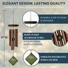 image:imageWoodstock Wind Chimes of Mars Chime for Outside 17 Bronze Small Light Sound Wind Chime Dcor for Outdoor Garden Patio Porch Encore CollectionGreen Wash