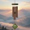 image:imageWoodstock Wind Chimes of Mars Chime for Outside 17 Bronze Small Light Sound Wind Chime Dcor for Outdoor Garden Patio Porch Encore CollectionGreen Wash