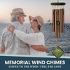 image:imageWoodstock Wind Chimes of Mars Chime for Outside 17 Bronze Small Light Sound Wind Chime Dcor for Outdoor Garden Patio Porch Encore CollectionGreen Wash