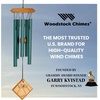 image:imageWoodstock Wind Chimes of Mars Chime for Outside 17 Bronze Small Light Sound Wind Chime Dcor for Outdoor Garden Patio Porch Encore CollectionVerdigris