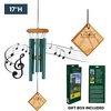 image:imageWoodstock Wind Chimes of Mars Chime for Outside 17 Bronze Small Light Sound Wind Chime Dcor for Outdoor Garden Patio Porch Encore CollectionVerdigris