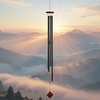 image:imageWoodstock Wind Chimes of Saturn Wind Chimes for Outside 47 Black Large Deep Tone Wind Chime Dcor for Outdoor Garden Patio Porch Encore CollectionBlack