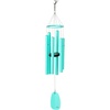image:imageWoodstock Chimes Bells of Paradise Medium 32 Pigeon Blue Outdoor Memorial Gift Wind Chimes for Backyard Porch Garden Patio Decor Deep Tone Windchime BPMDNMCyan