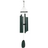 image:imageWoodstock Chimes Bells of Paradise Medium 32 Pigeon Blue Outdoor Memorial Gift Wind Chimes for Backyard Porch Garden Patio Decor Deep Tone Windchime BPMDNMGreen